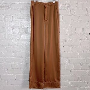 Kendall and Kylie satin wide leg pant